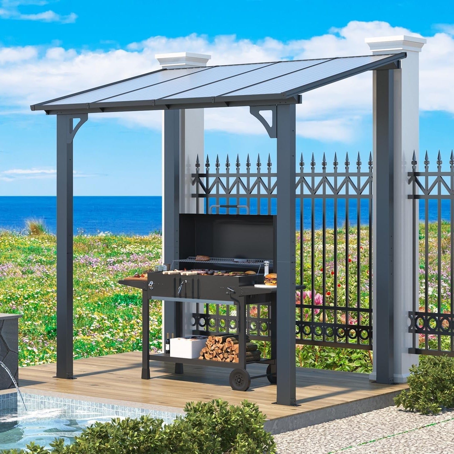 YODOLLA 8 x 5 grill gazebo.